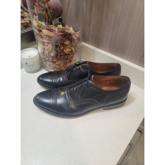 Allen Edmonds Clifton Mens Black Leather Cap Toe Derbies Sz 13 C main image 11